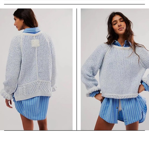 We The Free Sweaters - We The Free Women's Soft Blue Sweater